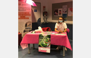 La CAMI sport&cancer Aveyron était présente à la journée santé organisée dans le cadre d'octobre rose au Centre Hospitalier de RODEZ